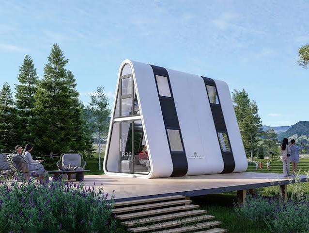 Space capsule house — Plus